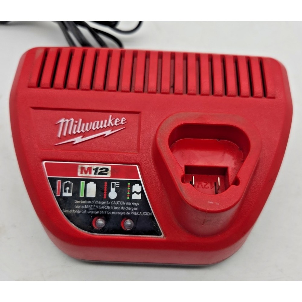 GENUINE Milwaukee M12 Battery Charger 48-59-2401 M12 Charger - TESTED WORKING